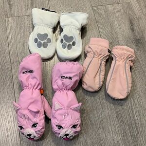 Baby Mittens 3pair sz 12-24 M